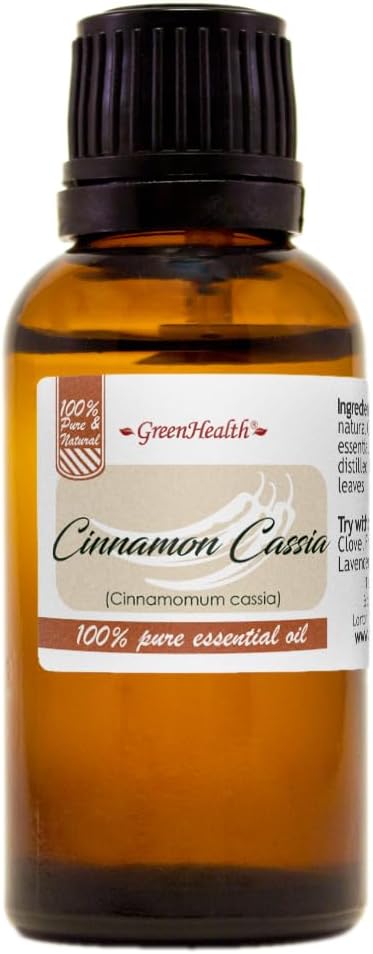 1 fl oz - Cinnamon Cassia Essential Oil (100% Pure & Uncut) - GreenHealth