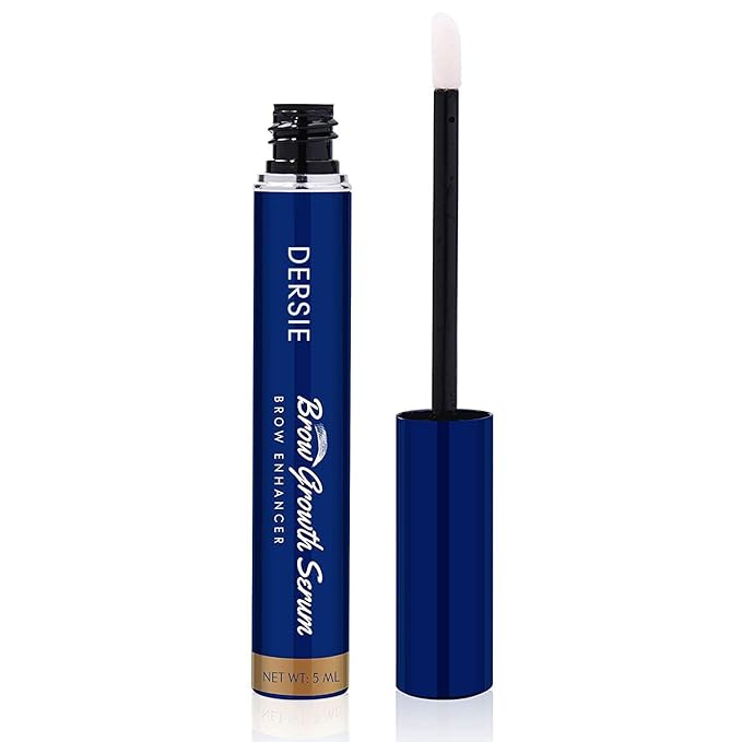 Dersie Eyebrow Growth Serum Rapid: for Thicker Brows in 4 Weeks (Pack of 2), Blue