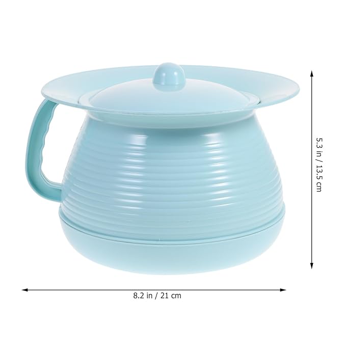 Hemoton Plastic Boys and Girls Urinal Travel Essential for Toddlers Portable Potty Urine Bucket Urine Pot Spittoon Lid Easy Clean Camping Gear