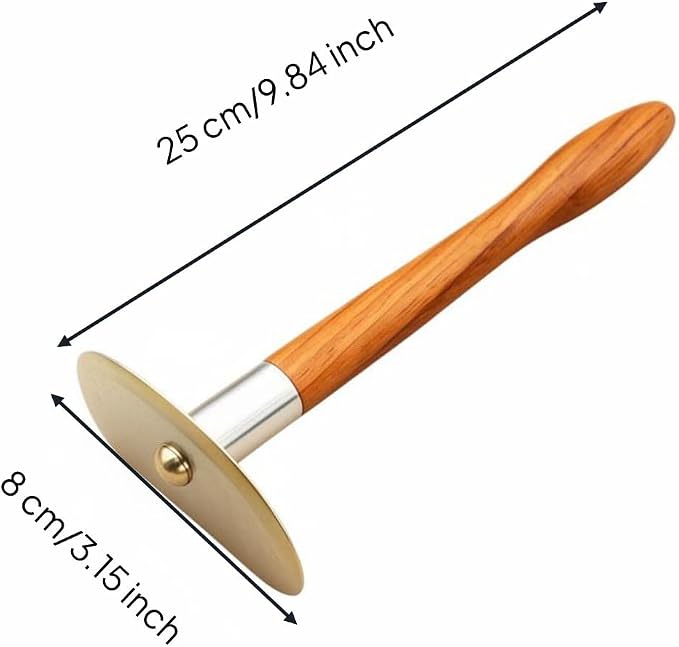22cm Body Gua Sha Tool Set with Wooden Handle for Back, Neck & Shoulder, C | Muscle Scraper & Gua Sha Paddle for Lymphatic Drainage, Muscle Pain Relief, Body Contouring & Shaping