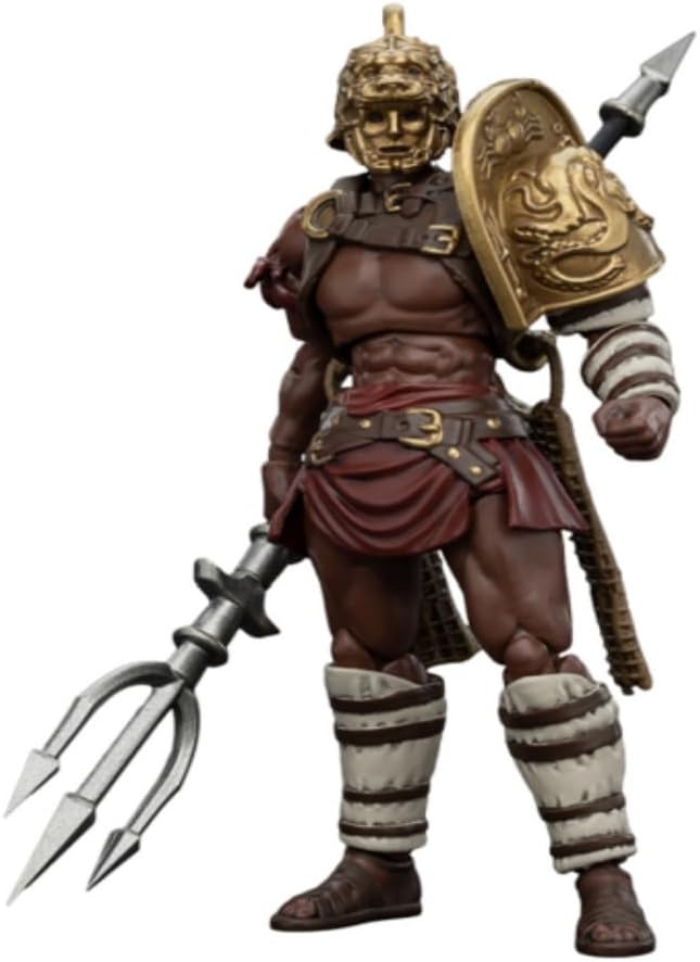 JOYTOY 1/18 Strife Roman Gladiator Retiarius Gladiator Collector's Edition Action Figure-4.25in
