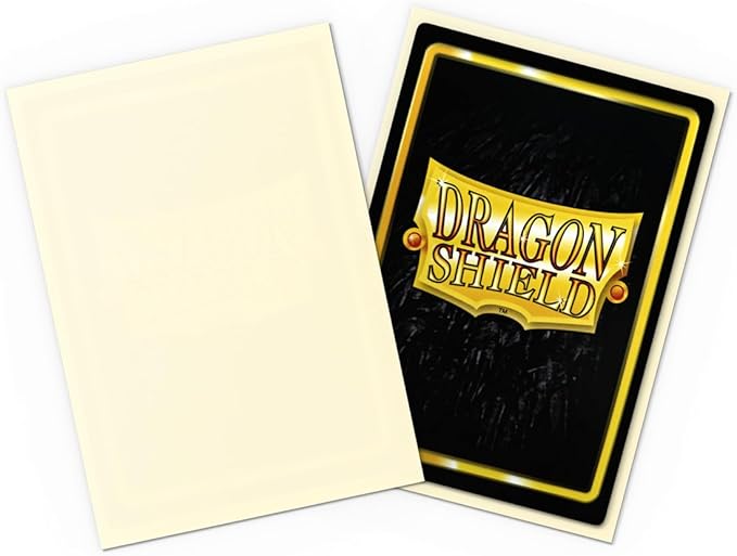 Dragon Shield | Japanese Size Card Matte Sleeves | 60 CT - Smooth & Tough Premium TCG Sleeves - Compatible with Yu-Gi-Oh, Naruto, Cardfight & Vanguard | Ivory