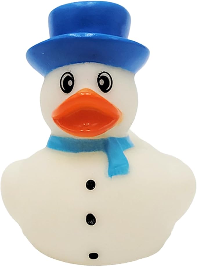 The Dreidel Company 25 Christmas Holiday Rubber Duck Toy Duckies for Kids, Bath Birthday Gifts Baby Showers Summer Beach and Pool Activity, 2" (25-Pack)