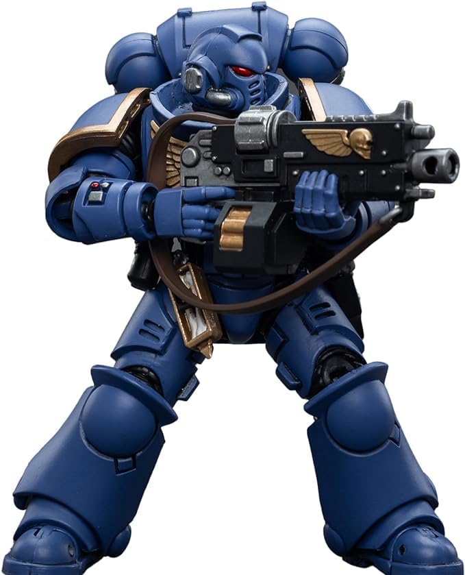 JOYTOY 1/18 Warhammer 40,000 Action Figure Ultramarines Intercessors Collection Model (4 inch)