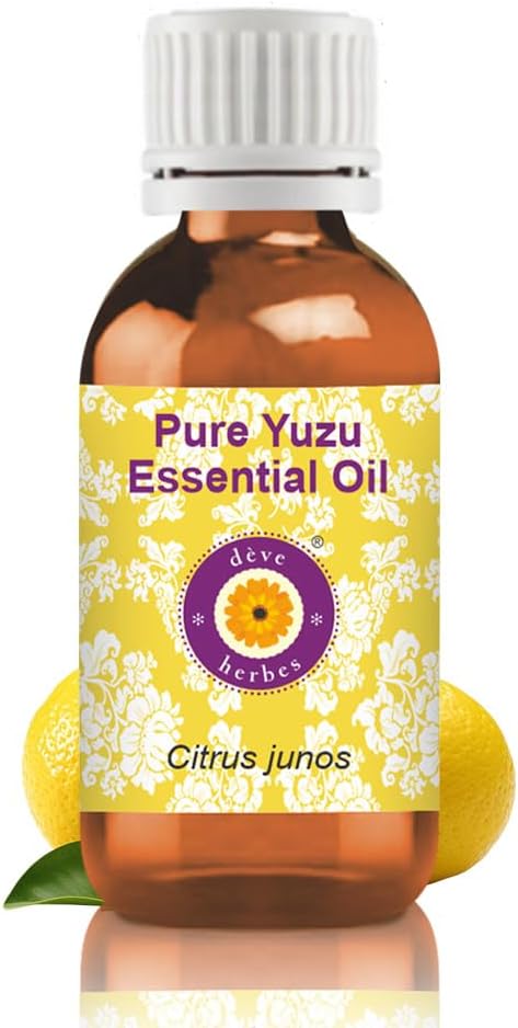dève herbes Pure Yuzu Oil (Citrus Junos) Cold Pressed 2ml (0.06 oz)