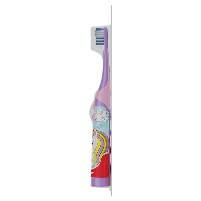 Colgate Kids Battery Powered Toothbrush, Unicorn, Extra Soft Toothbrush, Ages 3 and Up, 12 Pack