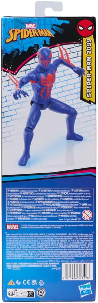 SPIDER-MAN Marvel Titan Series 2099 Action Figure, 12-Inch-Scale (30 cm) Super Hero Toys for Kids Ages 4+