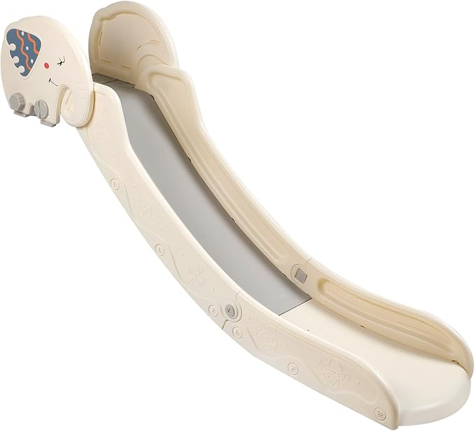 Indoor Couch Slide for Toddlers 1-3, Kids Baby Toddler Slide, Add-on for Modular Play Couches, Indoor Playset for Sofa Bed Stair, with Secure Guardrail, Gentle Slope, Extended Buffer Zone (Big)