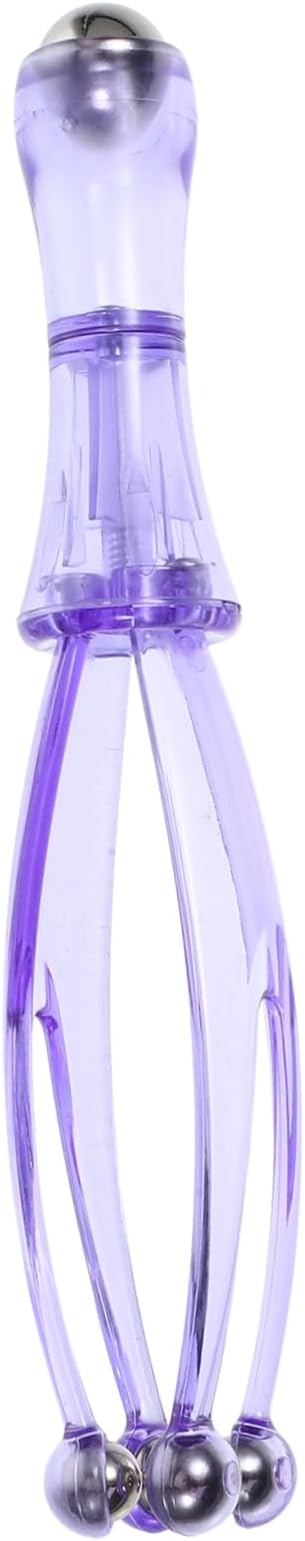 FOMIYES Hand Massager Roller Manual Finger Massager Handheld Fingers Roller Finger Roller Massage Tool, 17.00X3.00X2.00CM, Purple