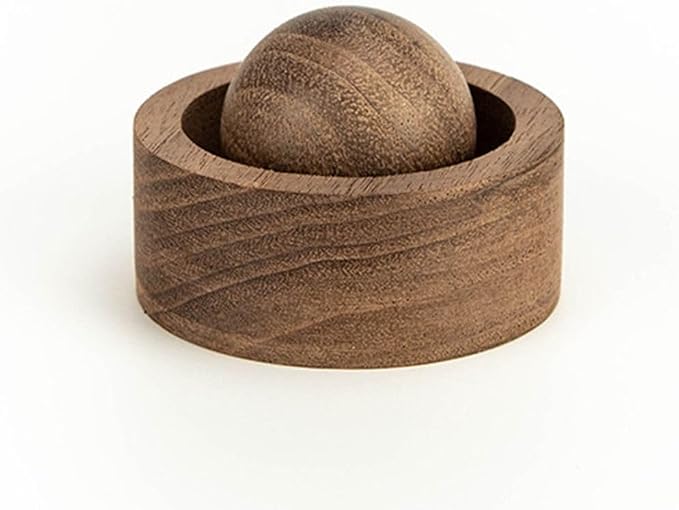 Aromatherapy Diffuser Spheres, Woodpile Essential Oil Diffusers, Wooden Diffuser for Car Home Office Bedroom Decoration(Beech-Style B)