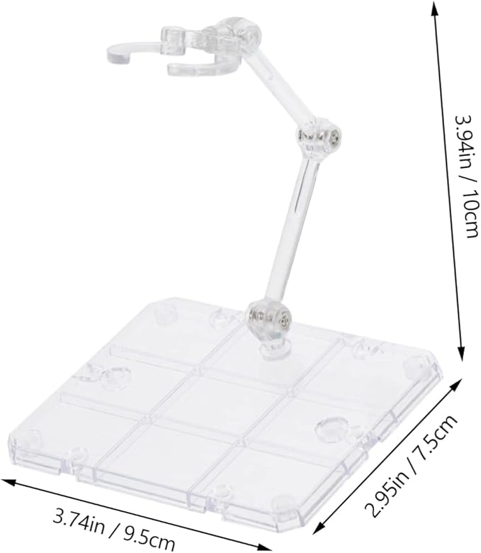 iplusmile Action Figure Stand Set - Flame Effects Model Display Rack for DIY Assembly, Doll Model Support Stand with Sturdy Base
