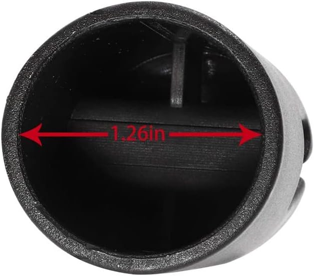 ZCZQC 6pcs Outdoor Trampoline Enclosure Pole Top Caps Replacement Pole End Caps with 1pc Wrench and 6pcs Screws