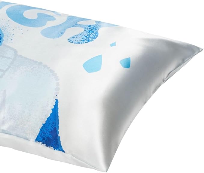 Disney Pixar Inside Out Sadness Satin Pillowcase - Standard Size 20x30 Inch Silky Soft Blue Premium Pillow Cover