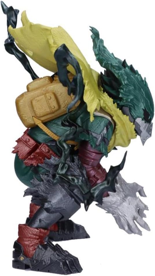Midoriya Izuku Figure Blackened Squatting Pose PVC Model 11cm Anime Action Figures MHA Figurine Collectible Figures Ornaments