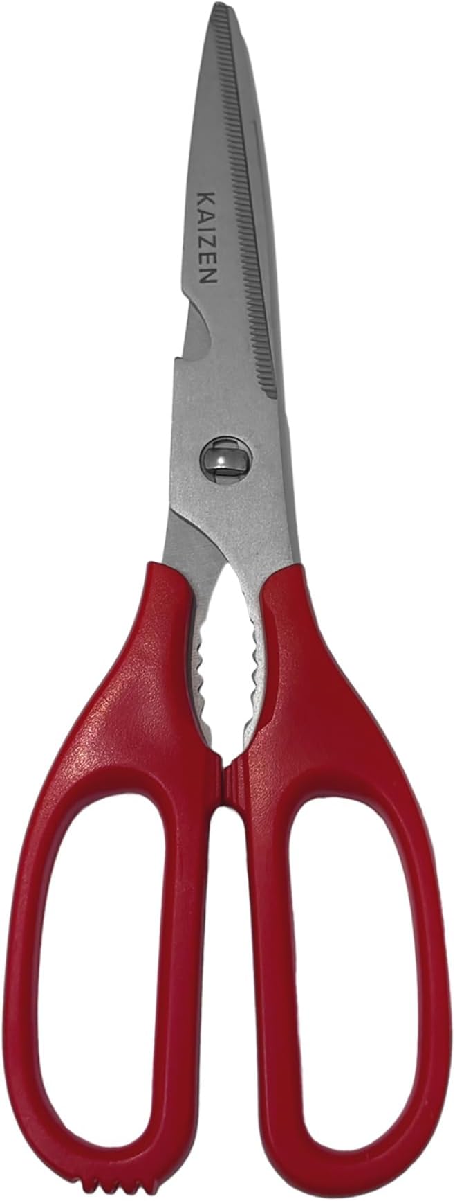 Multipurpose Kitchen Shears, Titanium Detachable Scissors, Soft Grip Comfort Handle, 10 Inch, Red