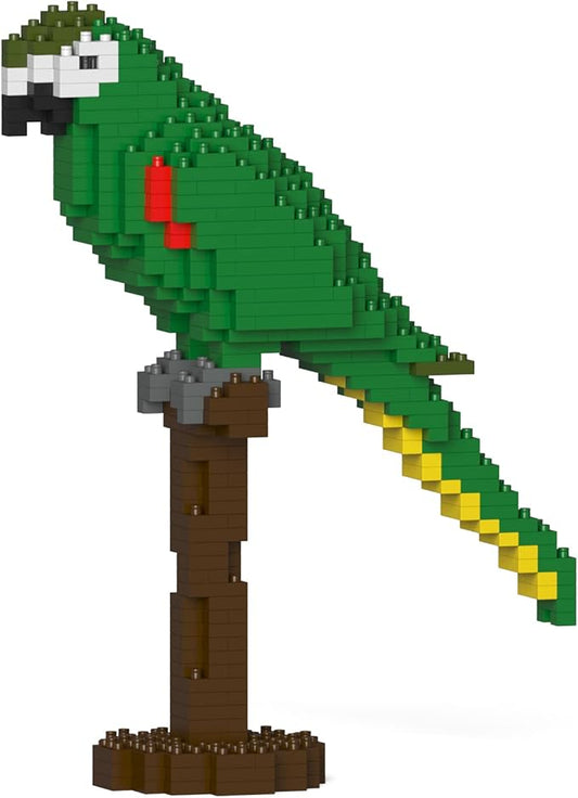 JEKCA Hahn's Macaw 01S | Parrot Plastic Building Blocks | Age 14+