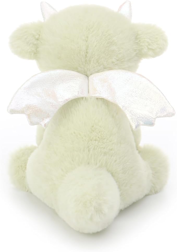 Apricot Lamb Matcha Dragon Stuffed Animals for Kids, Soft Cute Plush Toys for Baby Girl and Boy, 7.9 Inches