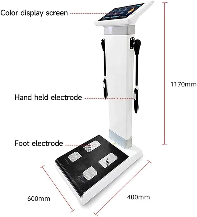 Body Scanner Composition Analysis Machine,10.1 inch HD Touch Bioimpedance Analysis Machine,with Printer+Human Body Test Report, Precise Measurement