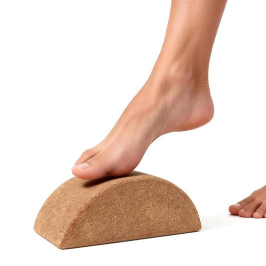VOSAREA Cork Yoga Block High Density Yoga Brick for Balance Stretching Pilates Hot Meditation Non Slip Support for Core Workouts 9.44 X 3.93 X 3.34 in 1 Pack