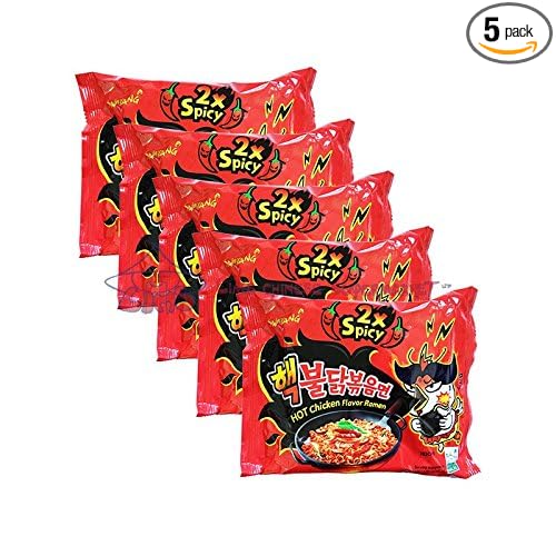 Samyang (5 Pack) 2x Spicy Hot Chicken Flavored Ramen