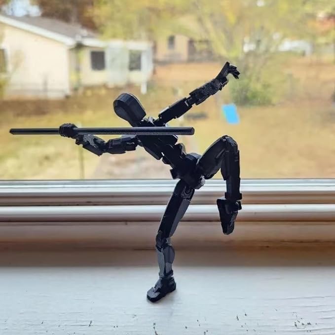 Assembly Completed Titan 13 Action Figure,2025 New Lucky Robot 13 Action Figures,3D Printed Action Figure,Nova 13 Figure Desktop Decorations Game Gifts(Assembly Required-White)