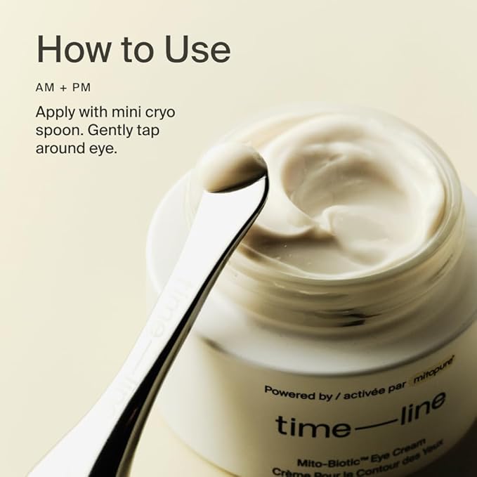 Timeline Mitopure™ - The Eye Cream Anti-Aging Cream for Wrinkles, Dark Circles & Under Eye Bags with Urolithin A & Niacinamide - .67 Fl Oz
