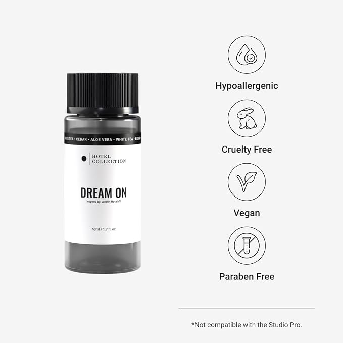 Hotel Collection Diffuser Oil - Dream On - Aromatherapy Essential Fragrance Oil - Bright White Tea, Sweet Vanilla, & Earthy Cedar - 50ML 1.7 Fl oz