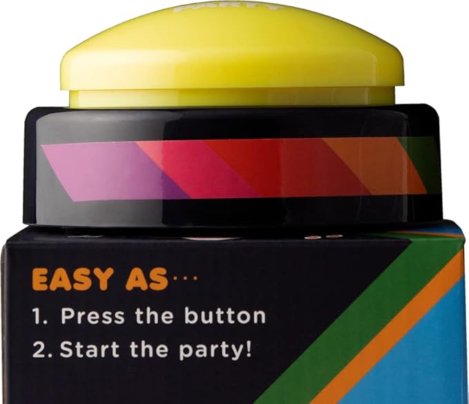 So Many Buttons (Pack of 8) | Dance Party Button with Music | Gag Gifts | Office Toys
