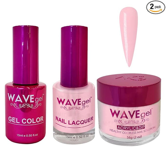 WAVEGEL Soak-Off Gel, Nail Lacquer & Acrylic/Dip Powder Matching Set - Princess Collection - #80 Jewelry