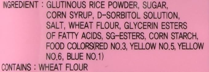 Mochi Sweet Rice Cakes MINI Sweet Rice Cake - Rainbow 300G 10.58oz