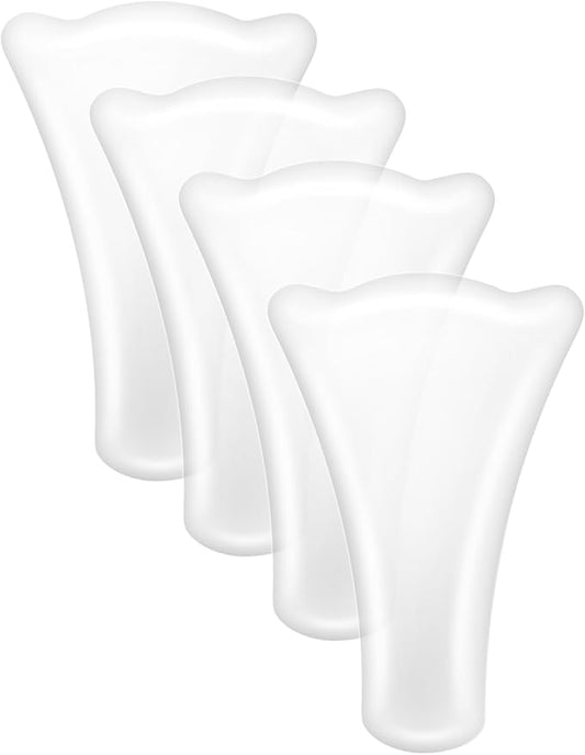 4-Pack Camel Toe Concealer Cover Silicone Camel-Not Underwear for Women Panty Liners Reusable