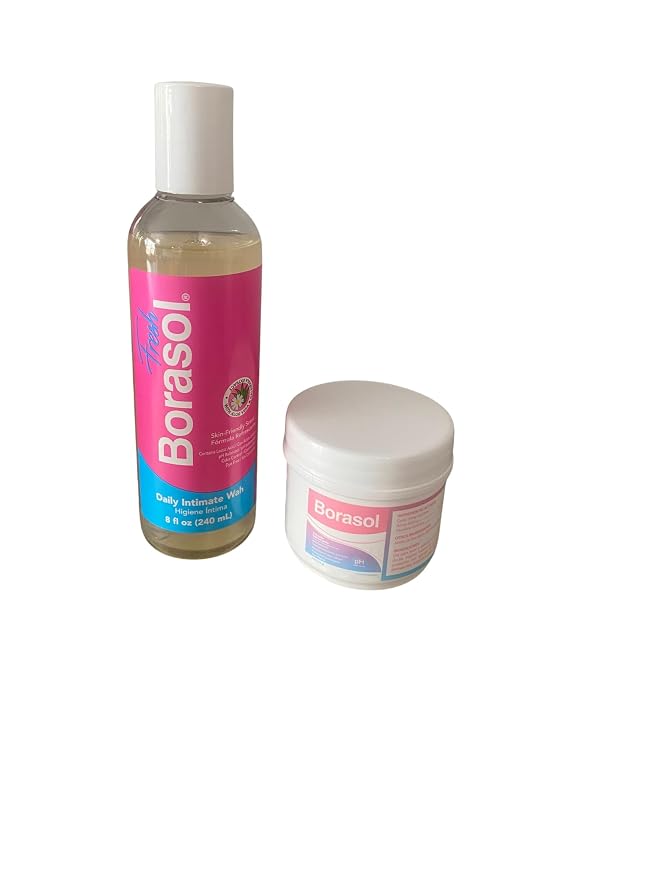 Anticeptic Powder Set 4oz + intimate Wash Set (2 Pack) - Feminine Care, Odor Control, PH Balanced, daily Hygiene, External Use.