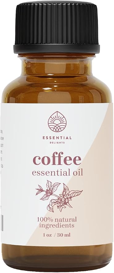 Coffee Essential Oil - Premium Grade 100% Undiluted Essential Oil | for Aromatherapy, Soaps, Lotions, & Candles | Vegan & Cruelty Free (1 Fl Oz)