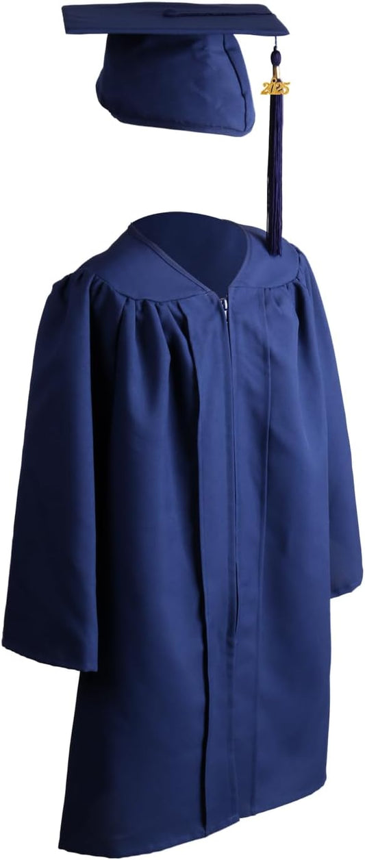 OSBO GradSeason Unisex Matte Kindergarten Graduation Gown Cap Tassel Set 2025