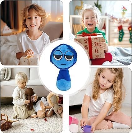 Sprunky Plush Toys Sprunky Wenda and Gray Plushies Sprunky Plushes Soft and Funs Stuffed Toys Dolls for Fans and Friends Birthday for Girls Boys (Dark Blue)