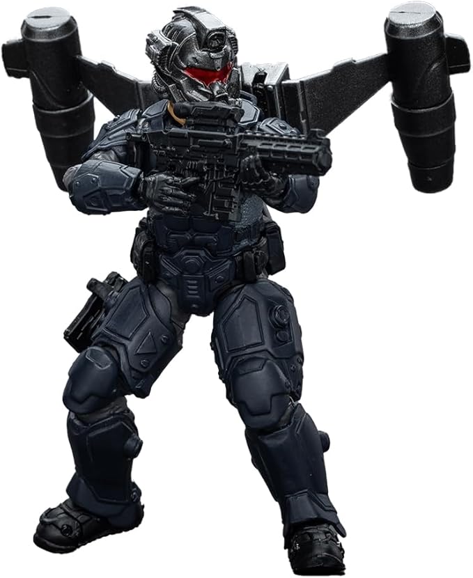JOYTOY 1/18 Action Figure - Army Builder Promotion Pack Figure 26 -Jetpack Mercenary ABS & PVC, Perfect for Collectors & Decor - 4.1 Inch, 3.49 OZ (JT1729)