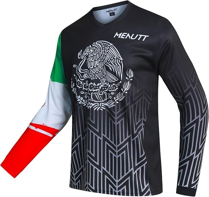 Kids Cycling Jersey Downhill Shirts for Girls Boys Clothing Long Sleeve Powersports Bike Child Mexico Bicycle MTB Tops
