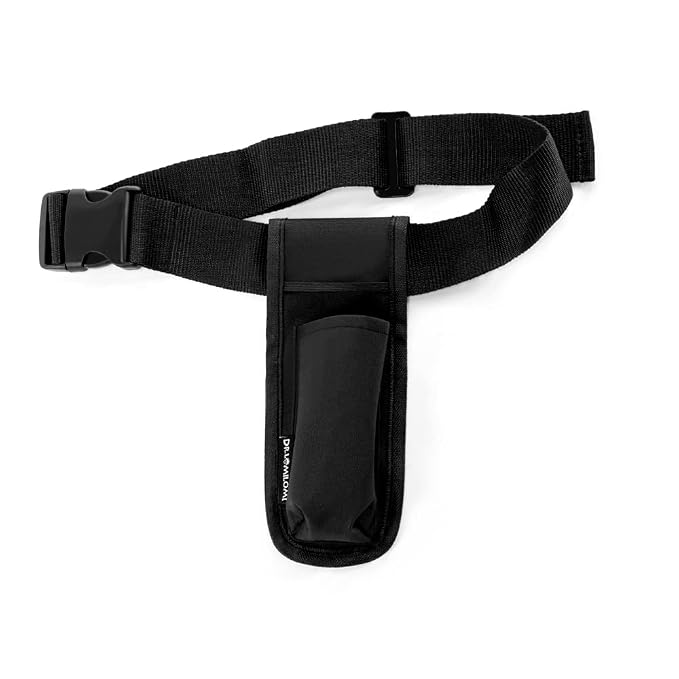 Massage Bottle (8oz) Bag Holster Kit, Adjustable Single Holster for Massage Oil & Massage Lotion (Bottle Included) (Single Bottles (8oz))