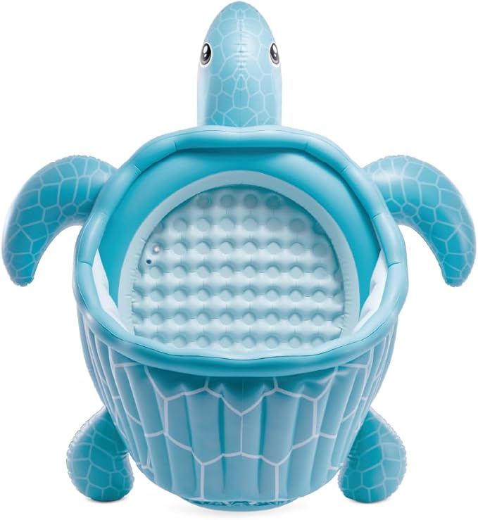 INTEX 48677EP Inflatable Turtle Cove Playland: Paddling Pool or Ball Pit - 86" x 81" x 38"
