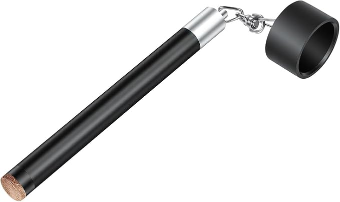 LAKE OF FIRE Pool Cue Chalk Holder – 2-in-1 Billiard Accessory with Pool Chalk Holder & Cue Tip Tool