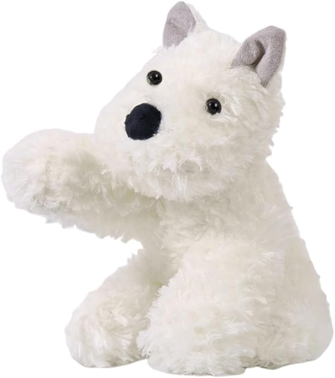 Adorable West Highland White Terrier Dog Plush Toy - 11.8" Soft Stuffed Animal Toy, Kid's Best Friend