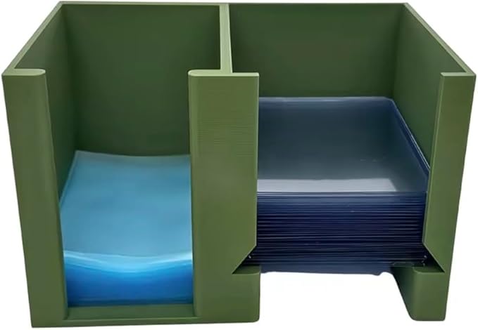 EnderToys CardCare Lite (Olive Green) - Toploader Dispenser - Penny Sleeve Holder