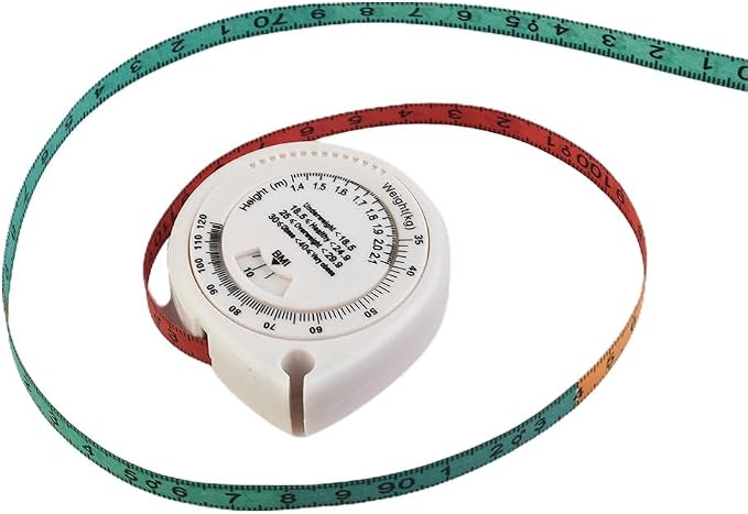 Brand New Hot Sale Protable Tape Measure Retractable 150 Cm Accurate Body Mass Index Calculator Diet Tape High Quality