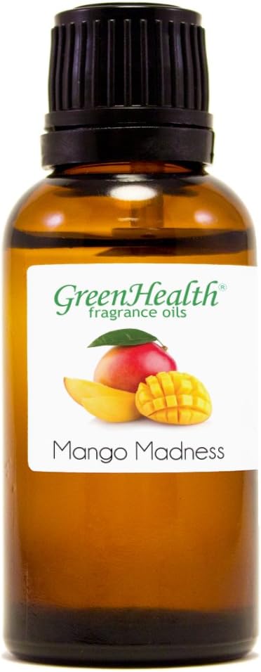 1 fl oz Mango Madness Fragrance Oil (Glass Bottle w/Euro Dropper) - GreenHealth