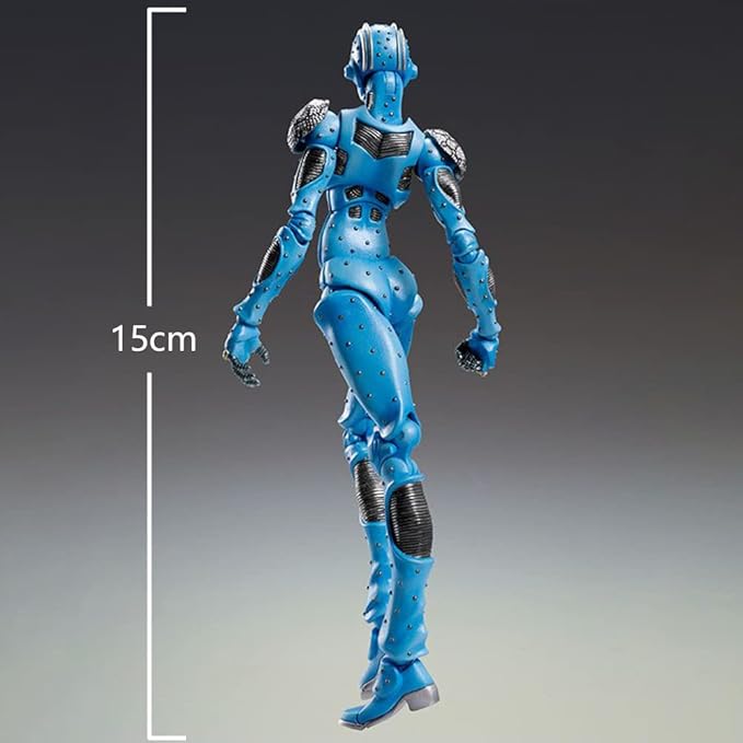 Stone Free Action Figure Movable Anime Figures 5.9" JJBA Super Action Statue Cujoh Jolyne Figurine Models Desktop Decoration Collections
