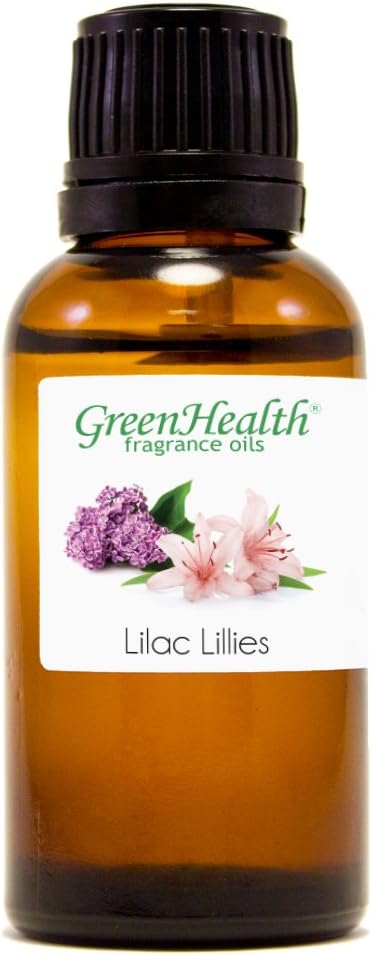 1 fl oz Lilac Lilies Fragrance Oil (Glass Bottle w/Euro Dropper) - GreenHealth