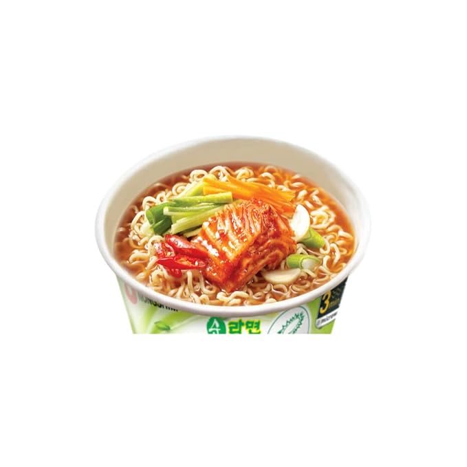 Nongshim Soon Kimchi Noodle Cup,2.64 Ounce,(Pack of 12)