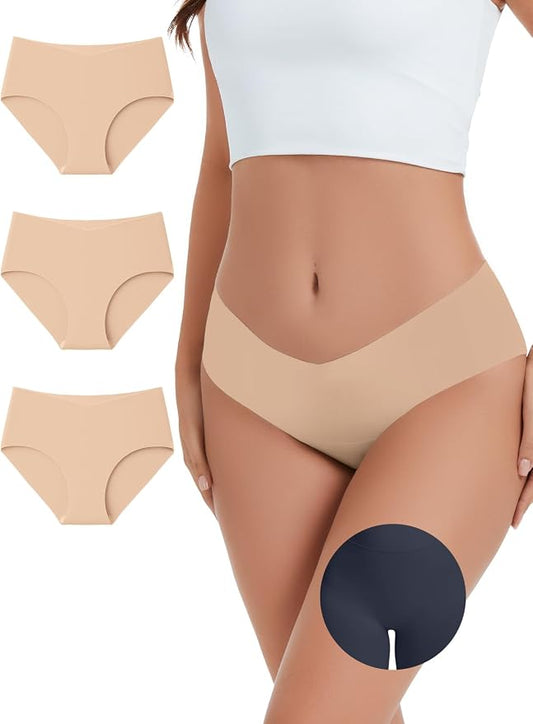 Camel Toe Underwear for Women Seamless Underwear No Show Camel Toe Concealer Invisible Workout Gym Yoga Panties