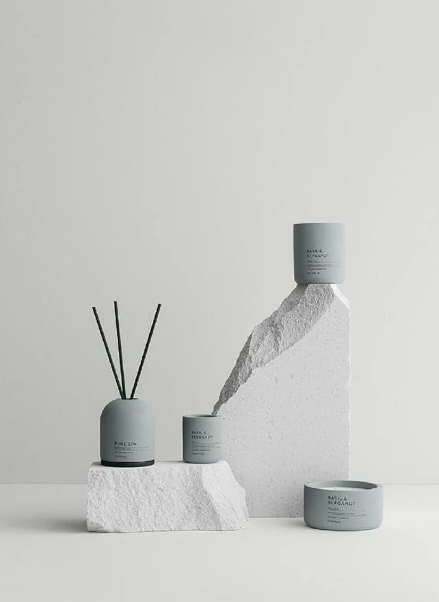 Blomus Fraga Flintstone S Soy Wax Candle Concrete