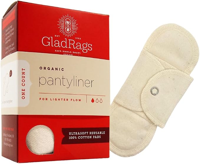 Glad Rags - Natural Organic Undyed Cotton Panty Liner